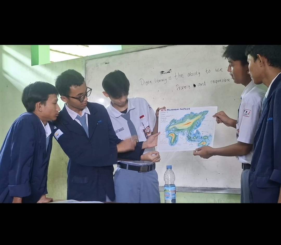 Peta pelayaran bangsa Eropa ke Nusantara