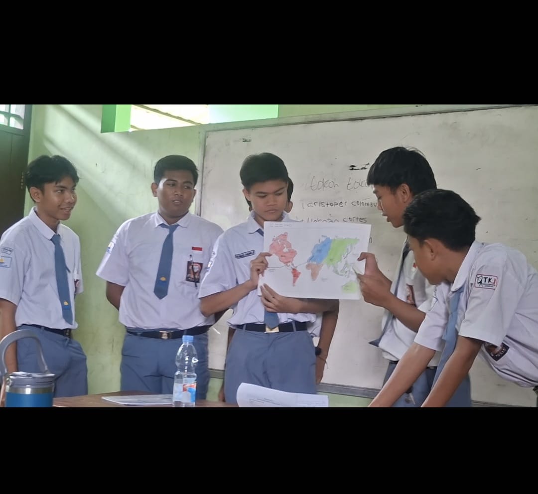 Peta pelayaran bangsa Eropa ke Nusantara